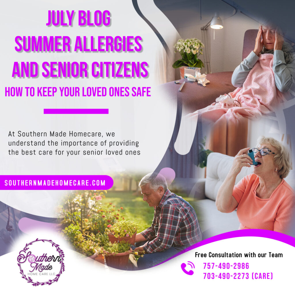Summer Allergies and Senior Citizens: How to Keep Your Loved Ones Safe
